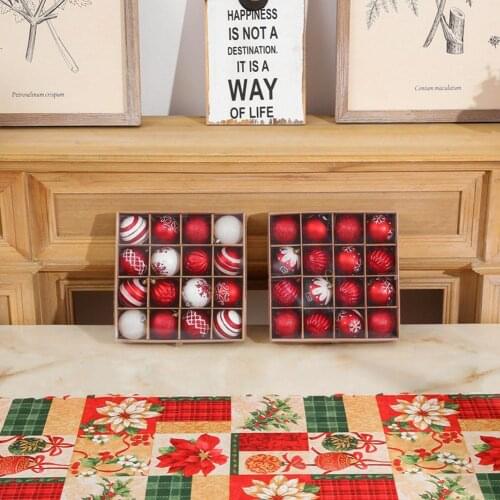 16Pcs/Set Christmas Decoration Shopping Mall Ceiling Window Xmas Tree Pendant