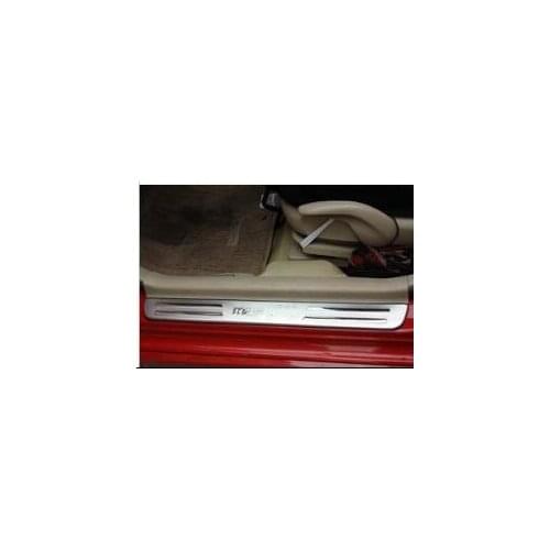 Higher star stainless steel 4pcs door sills scuff footplate,door sills protection plate For MAZDA3 2005-2010