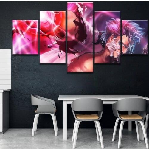 5 Piece HD Print Picture Bleach Anime Poster Cuadros Decoracion Paintings on Canvas Wall Art for Home Decorations Wall Decor