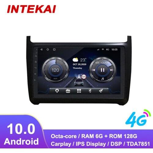 9"Android 10.0 Car Radio GPS Navigation autoradio multimedia player for VW Volkswagen Polo 2012-2015 head unit stereo