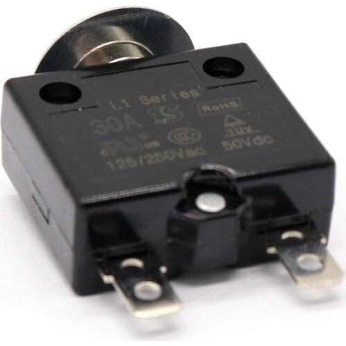 5A/10A/15A/20A/30AMP Push Button Circuit Breaker Panel Mount Air Switch Thermal Electric Protection Moulded Case Resettabl