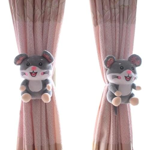 2pcs Baby Kid Cartoon Bear Holder Nursery Bedroom Curtain Tieback Buckle Hook 3 style Hook Fastener Buckle Clamp Bedroom Decor