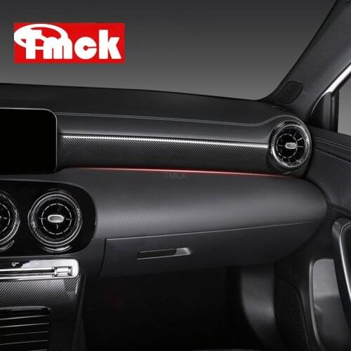 For Mercedes Benz A Class W177 V177 A180 A200 A220 A250 2019-2021+ Car Central Control Instrument Air Outlet Panel Trim Cover