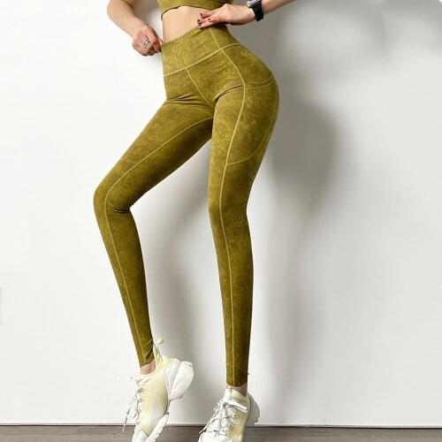 2021 New Yoga Pants Female High Waist Lift Hip Running Sports Pants Quick Dry Print Leggings Fitness Elasticity Yoga Tights