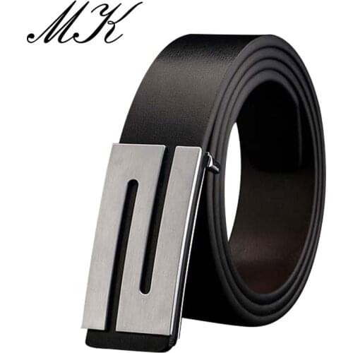 Luxury Leather Belts for Men Reversible Belt Fashion S Letter Smooth Buckle Luxury Brand Designers Mens Belt