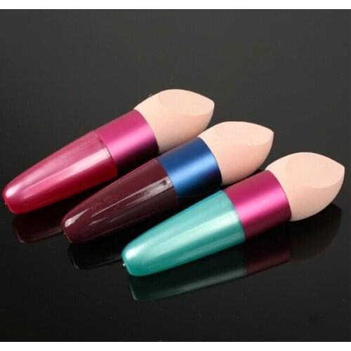 Multi-color Cosmetic Puff Makeup Tool Mushroom Sponge Brush Lollipop Foundation