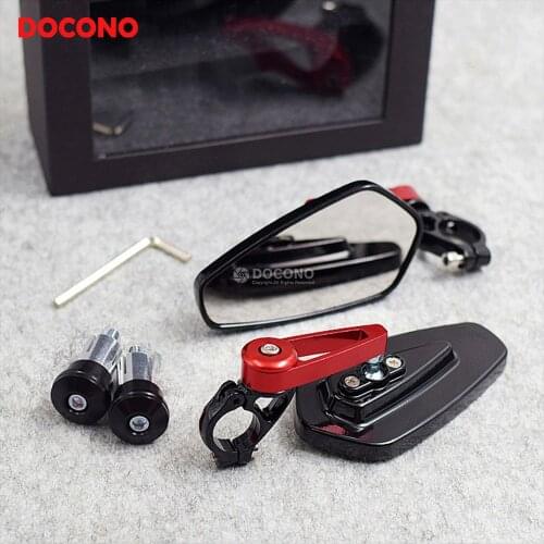 Motorcycle 22mm handlebar side rearview mirrors Universal For SUZUKI gsr 250f bandit 650s gladius 650 For HONDA nc 750s dct etc