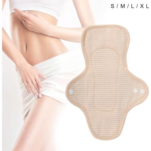 Washable Reusable Women Menstrual Pregnant Women Cotton Sanitary Napkins Hygiene Products For Female Private Parts Breathable