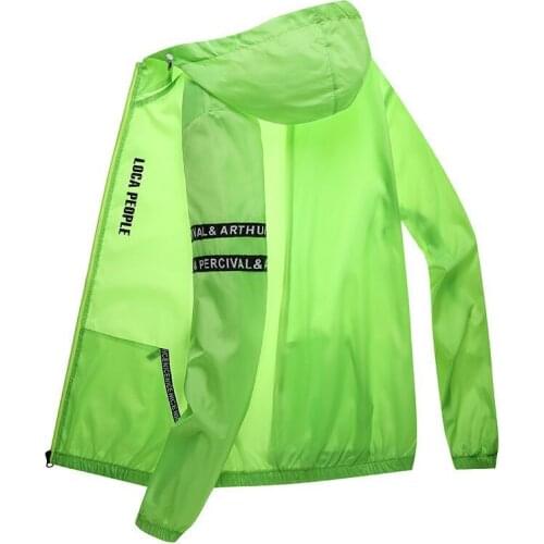 Mens Summer Outdoor Windbreaker Mountain Bicycle Cycling Jacket Anti-Uv Suncreen Outwear Mtb Bike Thin Motocross Jacket
