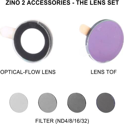 Original authentic HUBSAN ZINO 2 UAV Yuntai camera spare parts filter filter ND (ND4 / 8/16/32)/Optical-flow lens/Lens TOF