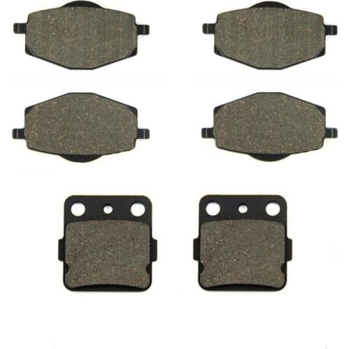 SOMMET Motorcycle Front + Rear Brake Pads for Yamaha YFM 350 XT/XU Warrior (1987-1988) YFZ350 LT101-101-84