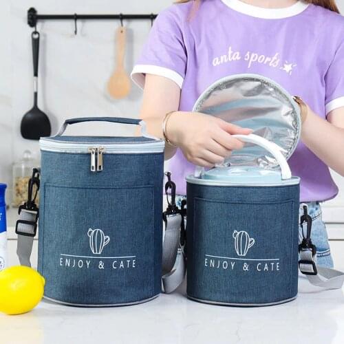 Simplicity Lunch Bag Women Office Luncheon Thermal Package Waterproof Child Outing Fruit Drink Snack Cooler Pouch Accessories