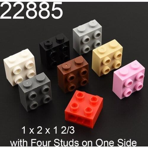 10PCS 22885 Hinge Brick Special 1x2x1 2/3 Building block accessories parts MOC DIY Education Build Toys Brick