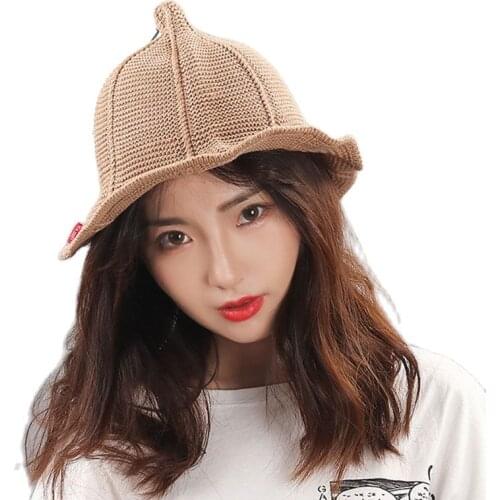 2021 New Korean Version Of Popular Fashion Pointed Hollow Hat Summer Ladies Breathable Sun Hat Travel Sunscreen Witch Hat