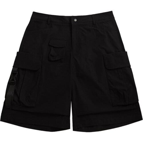 Mens Fashion Casual Premium Twill Cargo Shorts Summer Beach Shorts Casual Sportswear Shorts Streetwear Homme Clothing