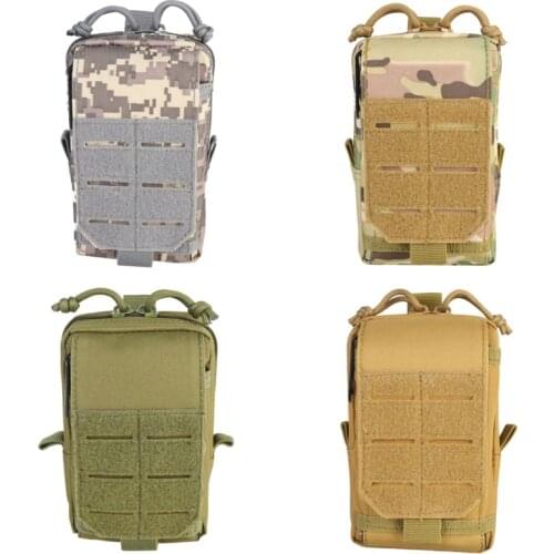 Tactical Molle Pouch Waist Bag Outdoor EDC Tool Bag Vest Pack Purse Mobile Phone Bag Case Hunting Compact Bag