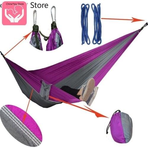 Outdoor Hammock Idyllic Swing Single Double Leisure Camping Hammock Indoor Swing Kids Swing 270*140cm
