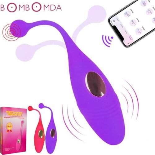 Bluetooth APP Control Vibrator Sex Toys For Couples Dildo G Spot Clitoris Stimulator Vagina Egg Vibrator For Women Sex Shop