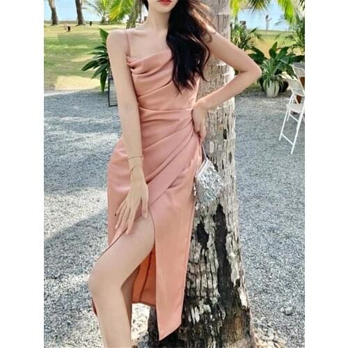 ZHANGKUNLIN Open Summer Dresses