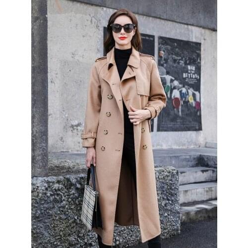 100% Wool Coat Female Double Side Woolen Coats Winter Jacket Women Clothes 2020 Korean Long Jackets Casaco Feminino MY