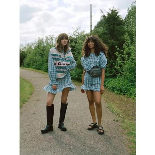 ZHUISHU Women's Plaid Shirts