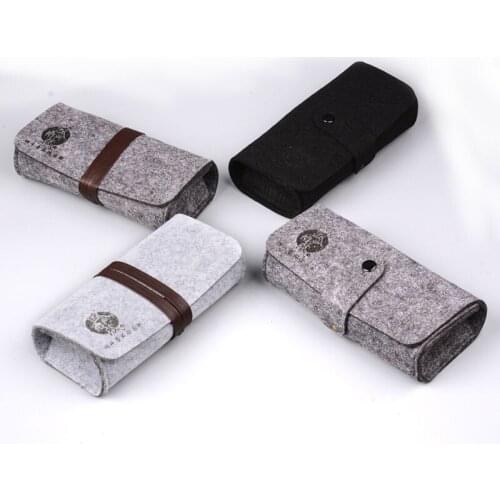 18*8cm Portable Tobacco Pouch Single Double Pipe Storage Collection Pressure Rod Filter Gadgets Bag Gifts