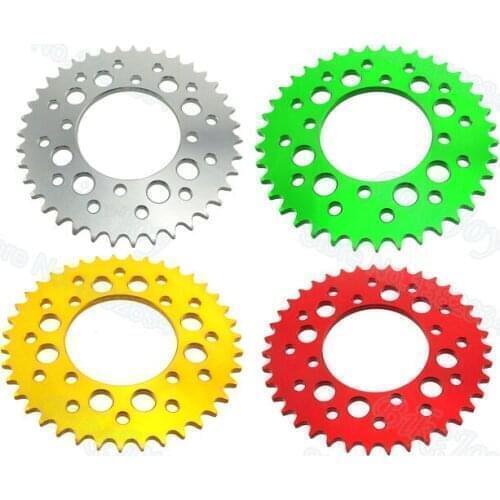 420 39Teeth 76mm Aluminum Billet Rear Sprocket For 50cc 110cc 125cc 140cc 150cc 160cc ThumpstarSSR PiranhaPit Dirt Bike