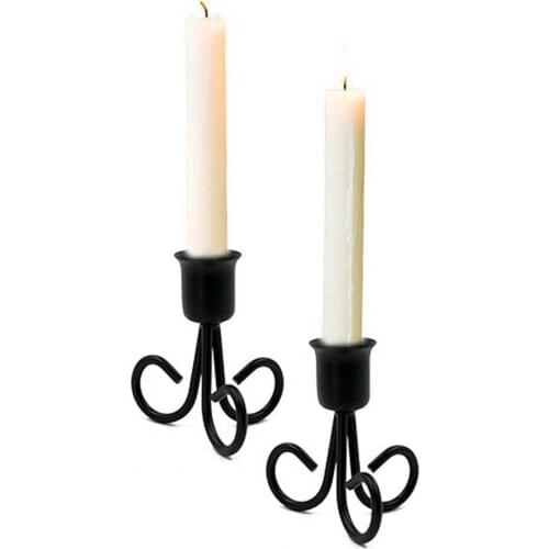 80% Hot Sale New Style Creative Candle Holder Eco-friendly Rust-proof Wrought Iron Candlelight Display Stand for Home Decor