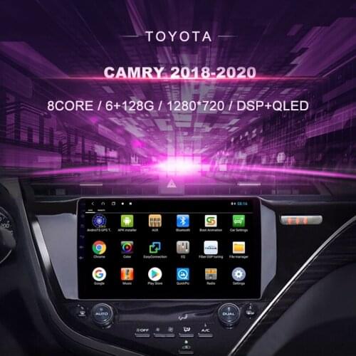Car DVD For Toyota Camry V70 ( 2018--2020)Car Radio Multimedia Video Player Navigation GPS Android10.0 Double Din