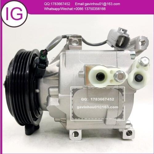 For free shipping 4pk Air Conditioning Auto AC A/C toyota Compressor for Car Toyota Yaris Corolla 1.3 SCSA06C