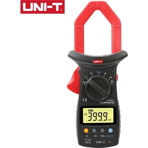 UNI-T UT205/UT206 1000A Digital Clamp Meter Low-power Stable Aafe Eliable 4000-count REL Relative Measurement