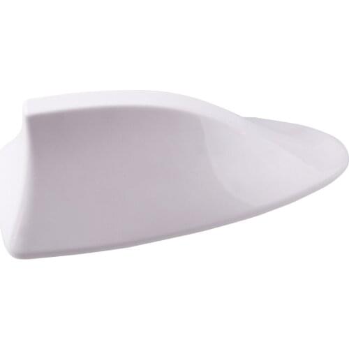 CITALL White Roof Shark Fin Antenna Radio FM/AM Aerial Fit For Honda Civic 10th 2016 2017 2018 2019 ABS Plastic