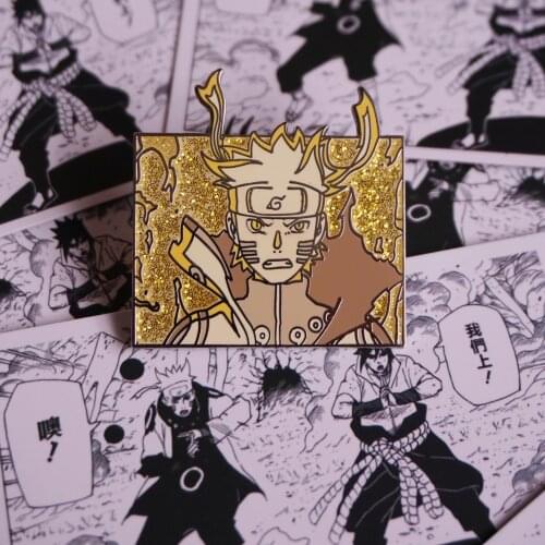 Cosmile Hatake Kakashi Gaara Might Guy Hyuga Neji Metal Pin Brooch Badge Limited fashion cute new cosplay