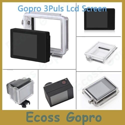Gopro hero3+/Hero 4 (Plus) LCD screen BacPac display +GoPro Backdoor Case cover For Gopro 4/3+ Accessories(Only fit gopro 3+/4)