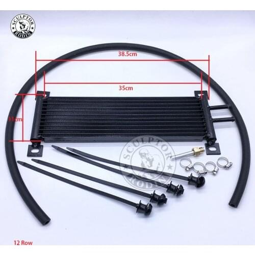 Oil Cooler Aluminum Transmission Oil Cooler 12 Row Automatic Stacked Plate Oil Cooler Radiator