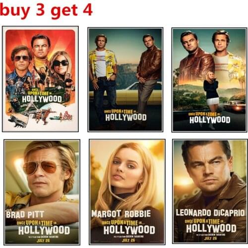 New Movie Silk Poster Once Upon a Time in Hollywood poster High definition art picture Quentin Tarantino Poster