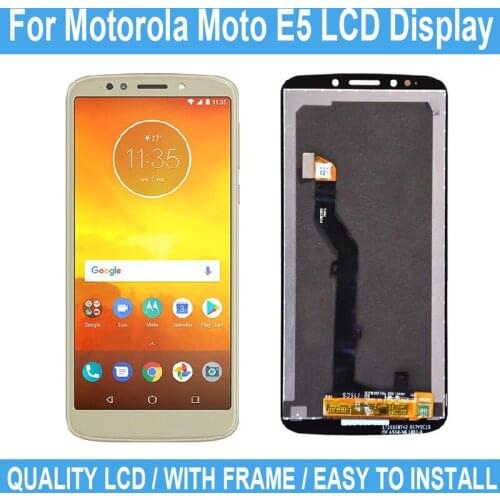 5.7" New LCD For Motorola Moto E5 Replacement Digitizer Assembly For Motorola XT1920 XT1921 Display Touch Screen +No Frame +Tool