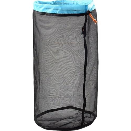 Outdoor Camping Bag Ultralight Mesh Bag Sports Drawstring Storage Hiking Travel Tools Compression Bag