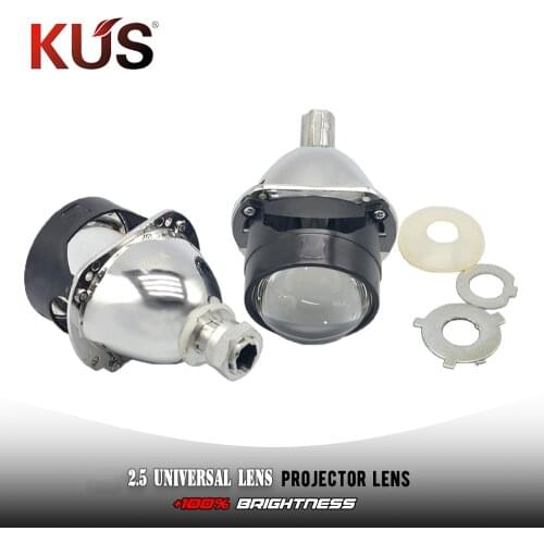 2.5inch Car Universal Bi Xenon Hid Projector Lens High Low Beam Metal Holder Use special Xenon Bulbs Fit Car Headlight Retrofit