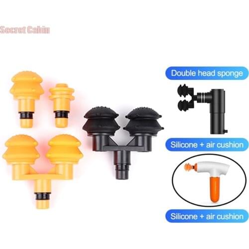 Universal Fascia Gun Massage Head Massager Gun Replacement Head Silicone Massage Head Set Body Relaxation Massage Accessories