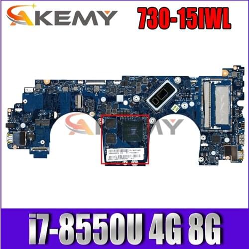 ELZP5 LA-G541P For Lenovo YOGA 730-15IWL Laptop motherboard Onboard i7-8550U 4G GPU 8G RAM 100% Fully Tested&High quality
