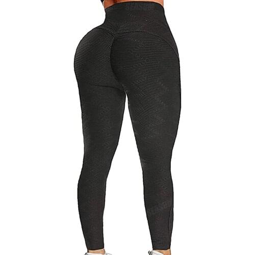 JGS1996 Push Up Leggings Womens Anti Cellulite High Waist Yoga Pants Tummy Control Workout Ruched Butt Lifting Stretchy Legging
