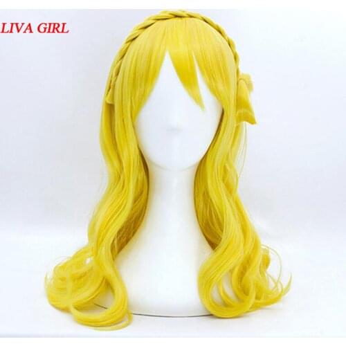 LIVE GIRL NEW High quality Mari Ohara Cosplay Wig Love Live! Sunshine!! Costume Play Wigs Halloween Costumes Hair 1062