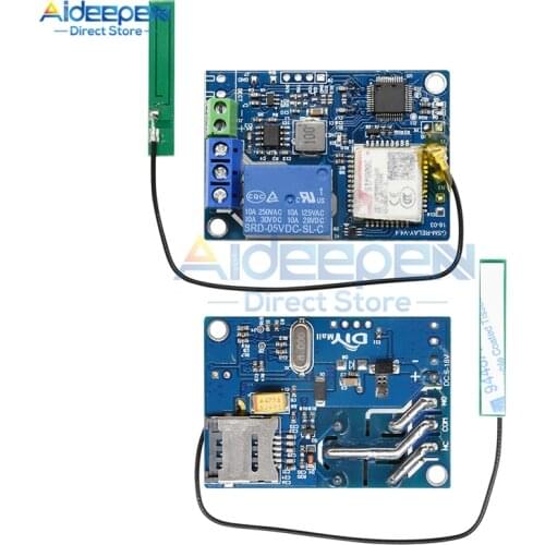 1 Channel GSM SIM800C Relay Module SIM800C STM32F103CBT6 Antenna 2G Network For Arduino Smart Home SMS GSM Remote Control Switch