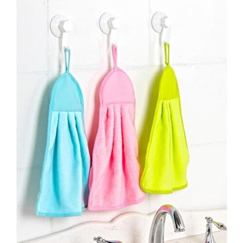 1 pc Towel Baby Soft Plush Bath Towel Baby Nursery Hand Towel Wipe Hanging Bathing Towel For Kitchen Bathroom