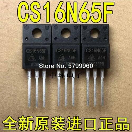 10pcs/lot CS16N65F 16N65F 16A650V TO-220F transistor
