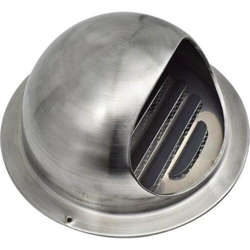 304 Stainless Steel Wall Ceiling Air Vent Ducting Ventilation Exhaust Grille Cover Outlet Waterproof Heating Cooling Vents Cap