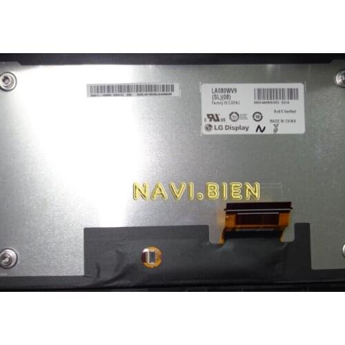 8 inch display LA080WV9-SL08 LA080WV9(SL)(08) with capacitor touch digitizer for Car DVD audio