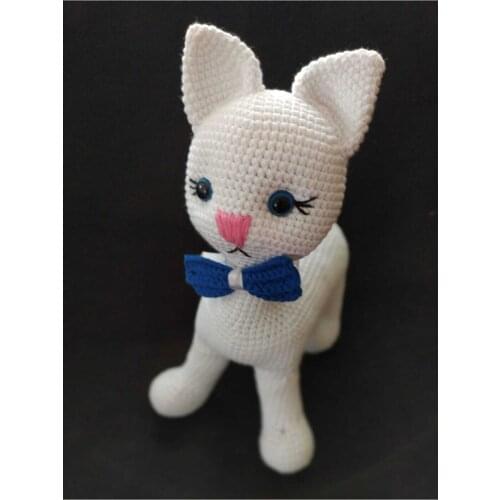 Amigurimi Knitted Baby Cat organic quality ip kullanılmıştır44