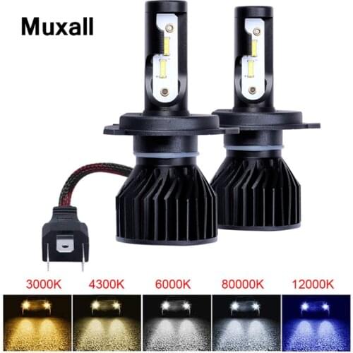 Car headlight bulbs H11 mini led H7 lights Super Bright CSP Chips 9005/hb3 9006/hb4 H4 6000k Fog light kit auto H1 H3 12v 24v
